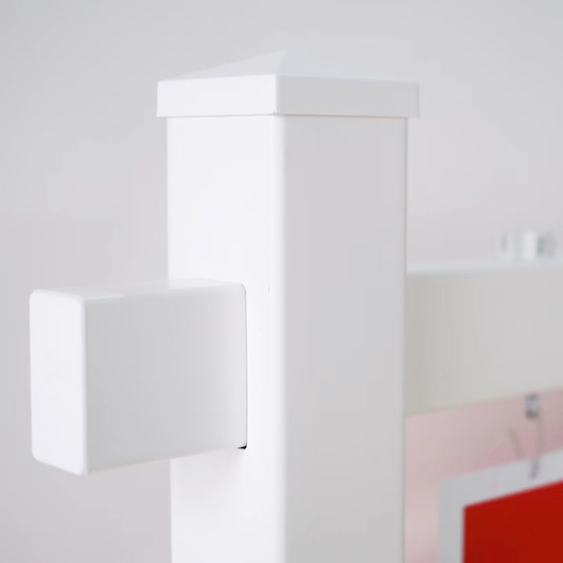 PVC Vinyl Real Estate Sign Post White Yard Aluminum Sign Post