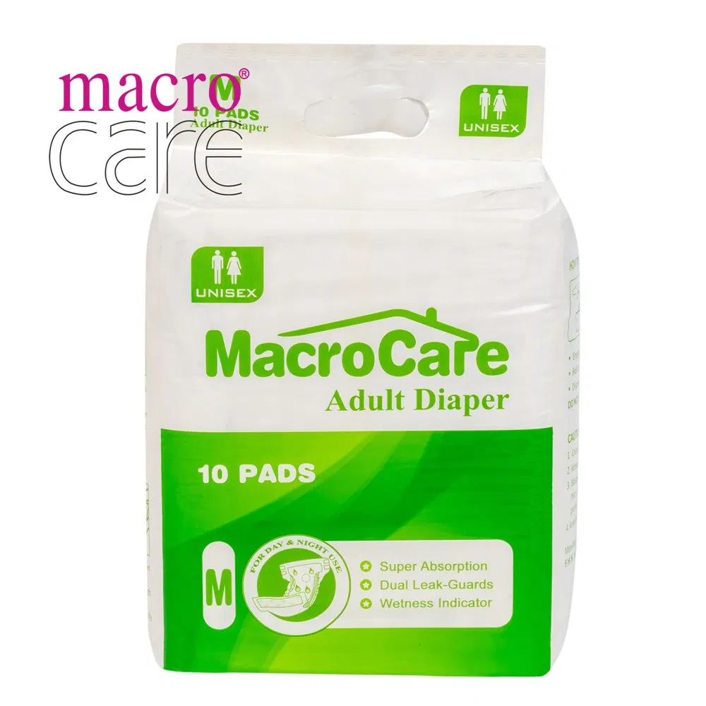 Macrocare Hot Sale High Quality Disposable Adult Diaper Factory in China