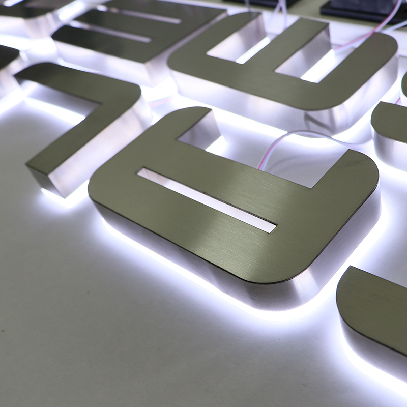 Ezd One-Stop Services Backlit Luminous Business 3D Logo Channel Letter for Shop