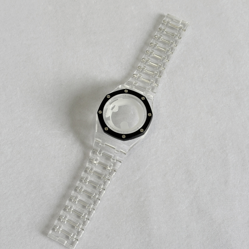Good Transparent PC Plastic Removable Link Watch Strap
