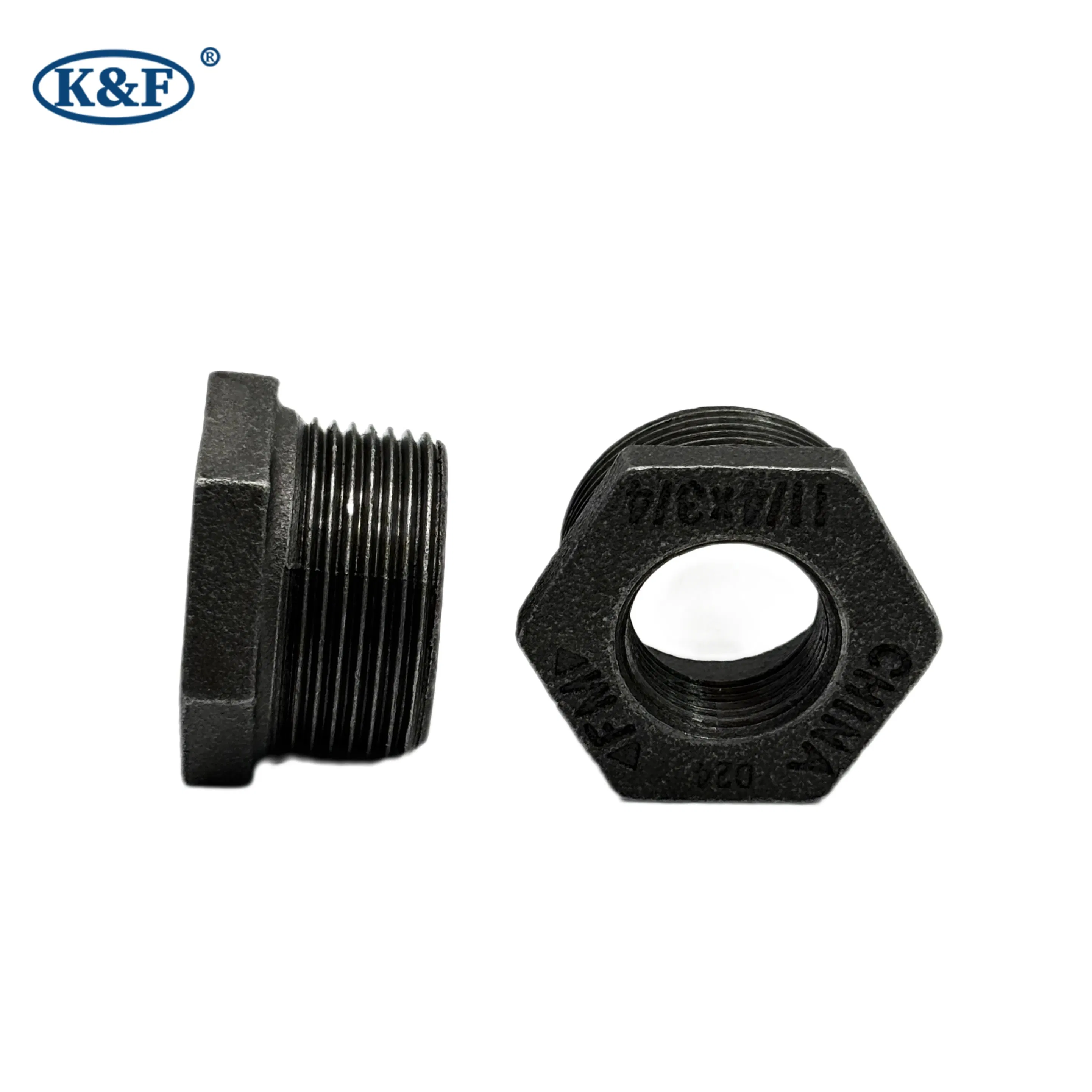Kanaifu BS Malleable Iron Mi Pipe Fitting Bushing with European Standard