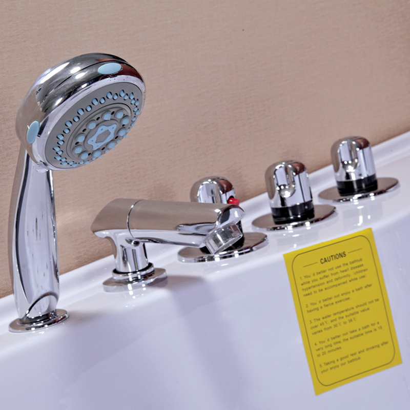 Угловая акриловая ванна TLP-638 с гидромассажем