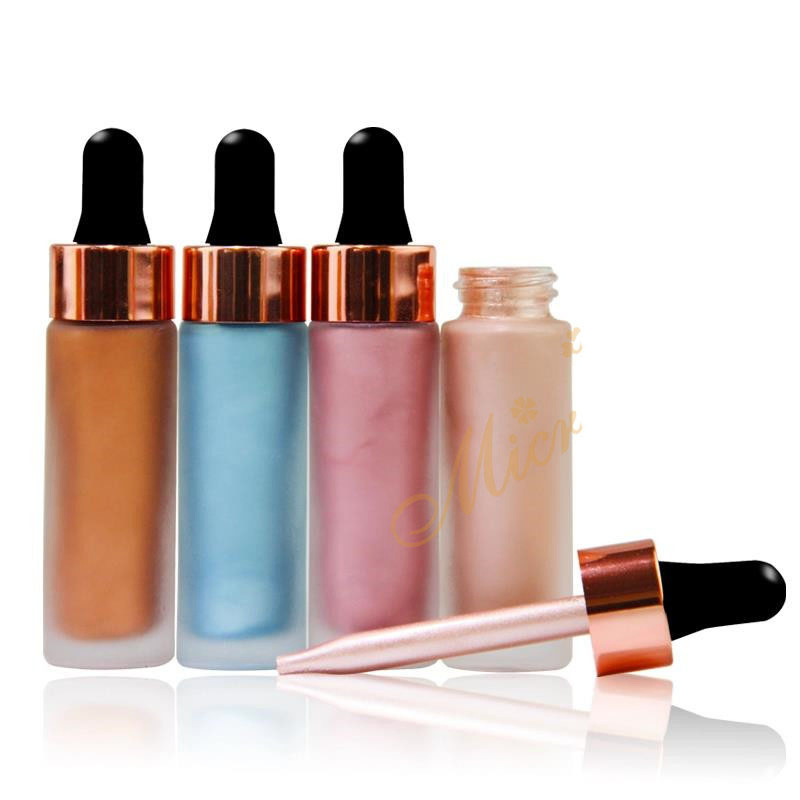 OEM New Explosive Face 8 Color Diamond Highlighter Liquid Repair Concealer Foundation