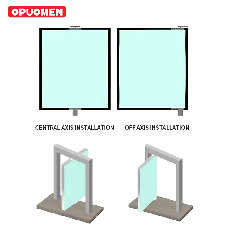 Алюминиевая входная дверь с панорамным стеклом