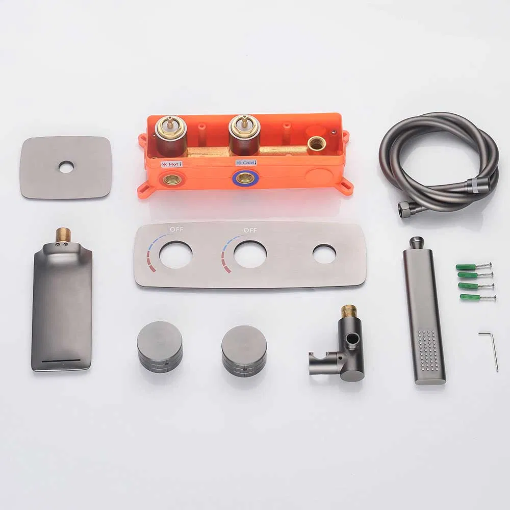 Factory Direct Price American Standard Waterfall Freestanding Bathtub Wall Mount Bathroom Bath Tub Shower Faucet Brass Tap Mixer Taps with Bathtub Spout