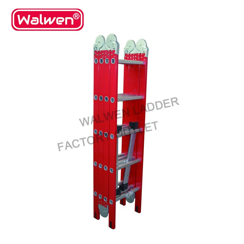 Step Ladder Heights Folding Extension Multi-Functional Aluminum Ladder