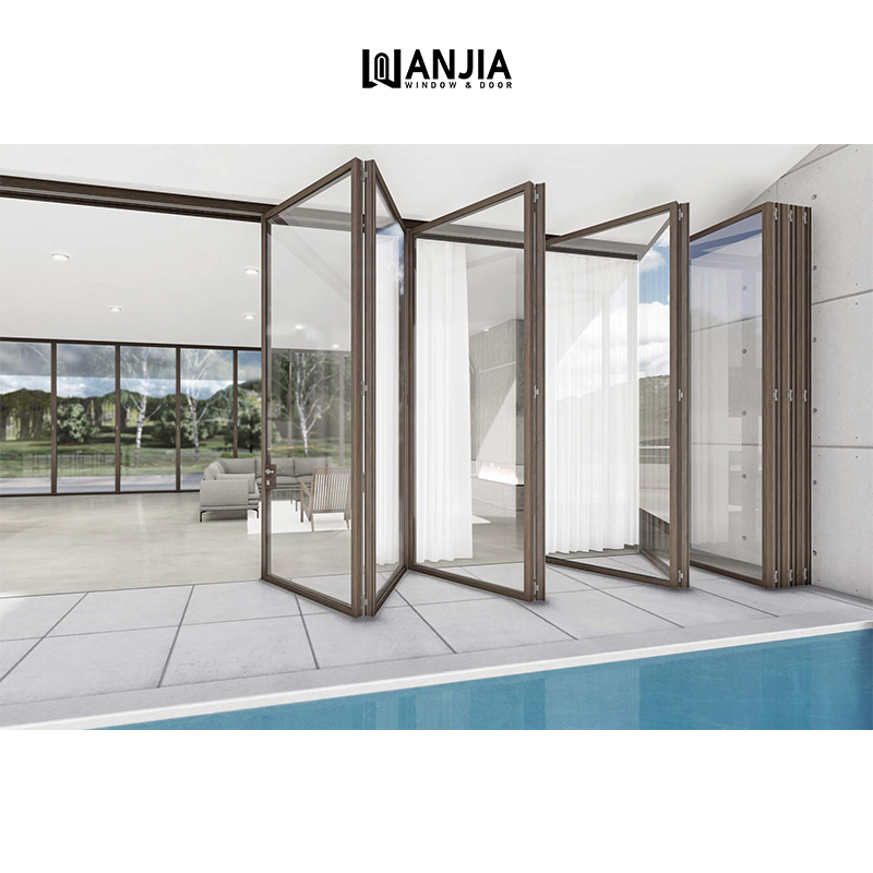 Reliable Aluminum Folding Glass Bifold Patio Doors for Long-Lasting Performance