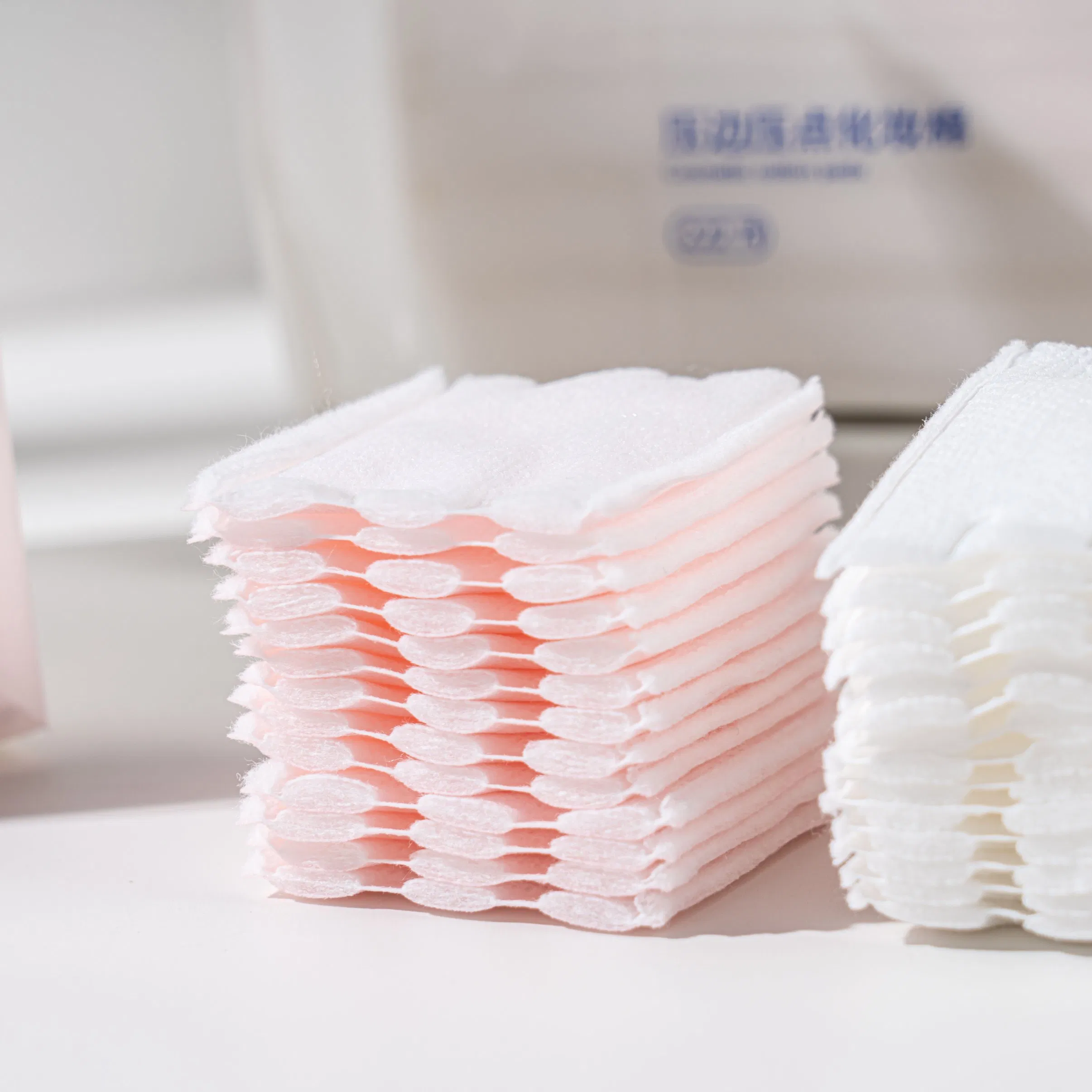 Premium 70 PCS Pure Cotton Square Pads for Gentle Skin Care