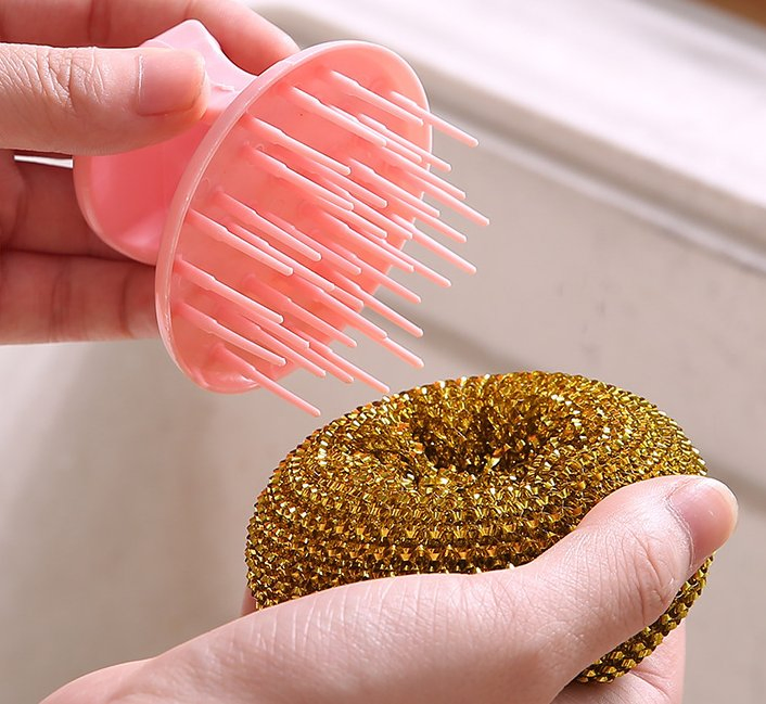 Eco-Friendly Oil-Free Cleaning Ball Brush for Home Use