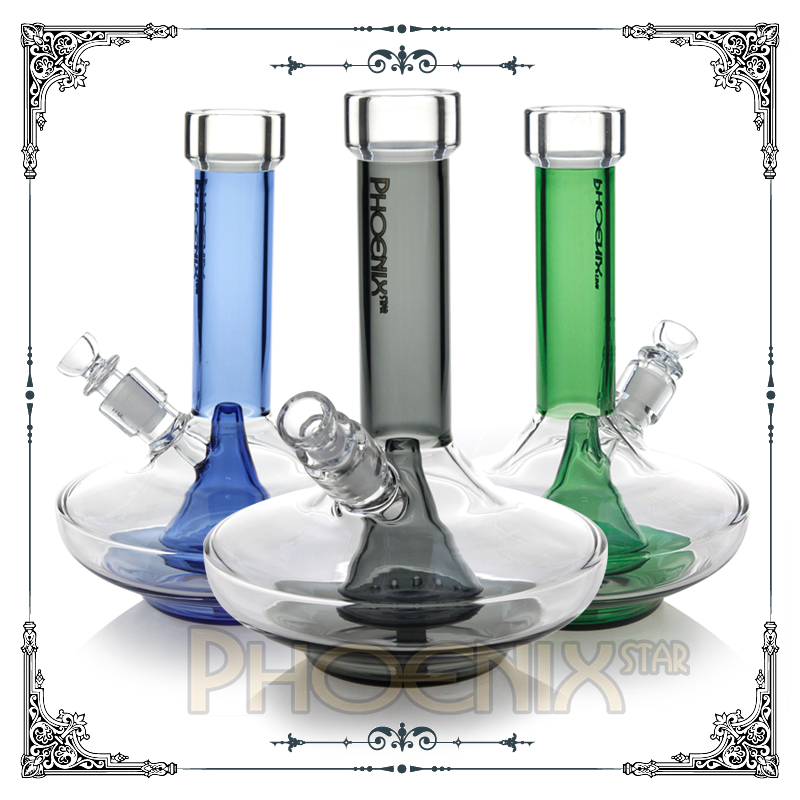 8.2 Inches Massive Showerhead Extra Wide Base Percolator Is Loaded with Slits Glass Smoking Pipe