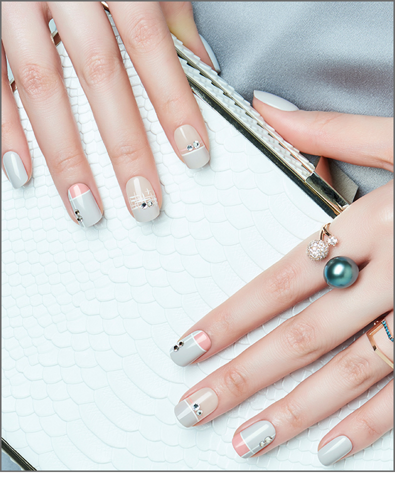 24 PCS Nails Jelly Double Side Adhesive Sticky Transparent Nail Glue Sticker