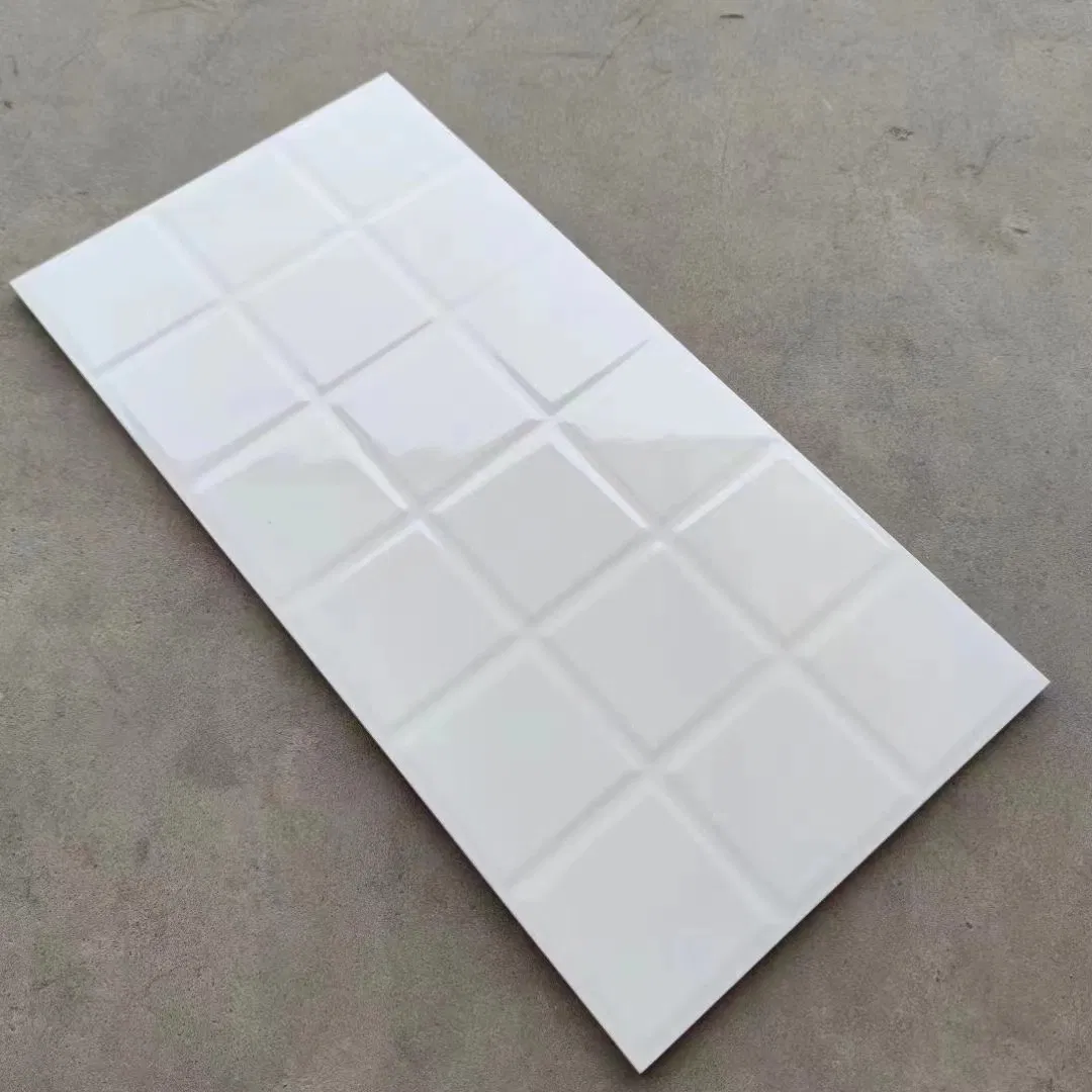300*600mm Ceramic Wall Tiles in a Checkered Pattern in Simple White