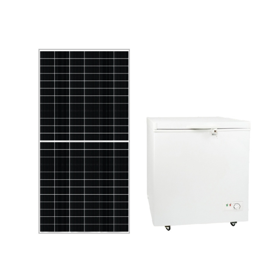 Low-Consumption Lockable Solar Food-Grade Chest Freezer