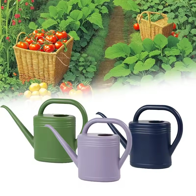 1L/2L Watering Can Home Garden Flower Plant Sprinkler Plastic Garden Long Mouth Kettle House Plant Bonsai Watering Pot Garden Tool