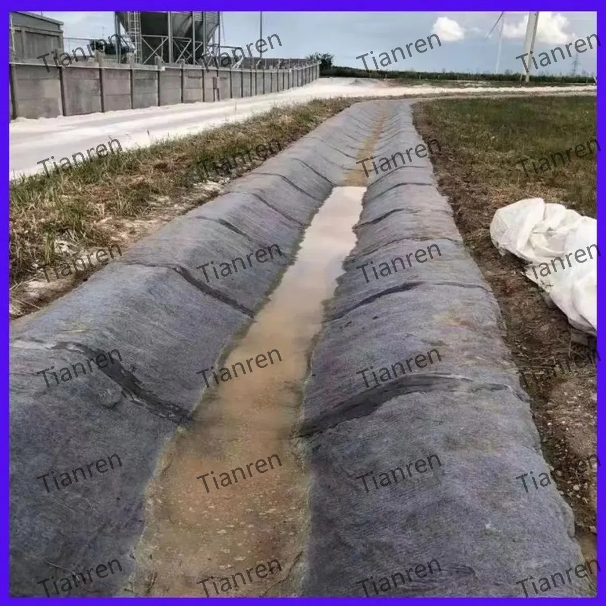 Versatile Concrete Cloth for Effective Slope and Ditch Reinforcement