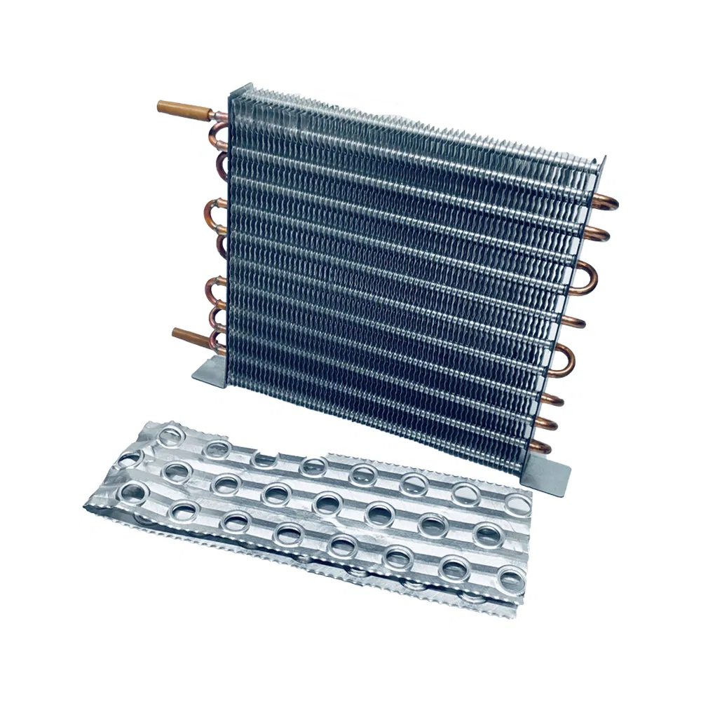 Heat Exchanger Finned Tube Foil Coil Air Cooler Fridge Cooling Freezer Fin Pipe Aluminium Evaporator for Refrigerator Air Conditioner
