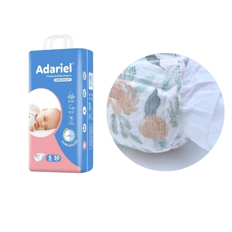 Disposable Diaper 3D Leak Prevention Channel Biodegradable Nappies Baby Diapers