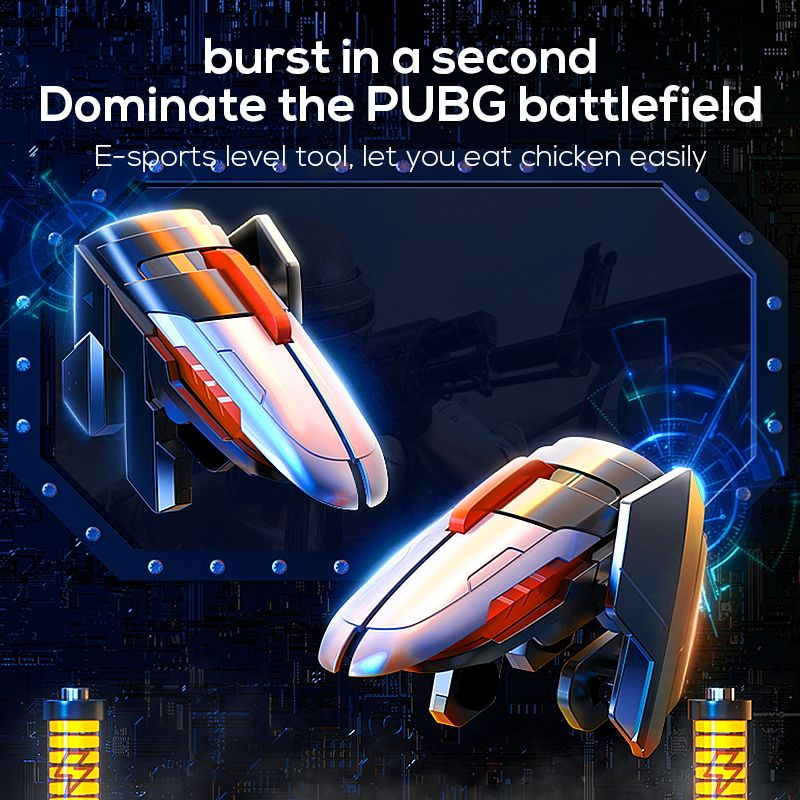 Wholesale Ak06 Physical Joysticks Mobile Game Phone Controller Pulse Free Fire Physical Key Button Burst Handle-Pair Trigger