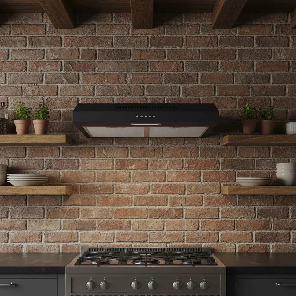 Modern Slim Hood Ultrathin Kitchen Range Hood with Sensor Control