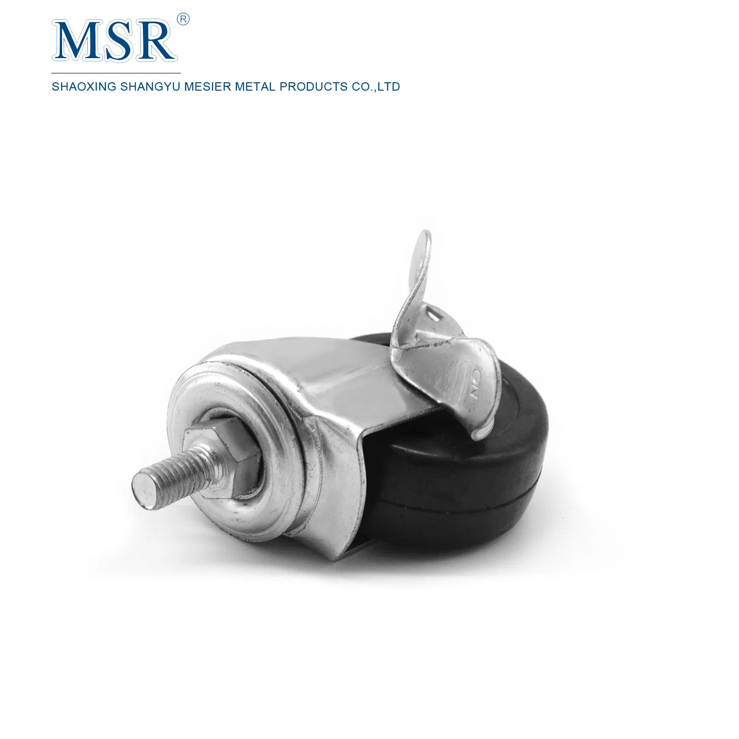 M8-D50 Threaded Stem Swivel Casters with Brake for T Slot Aluminium Profile#7183