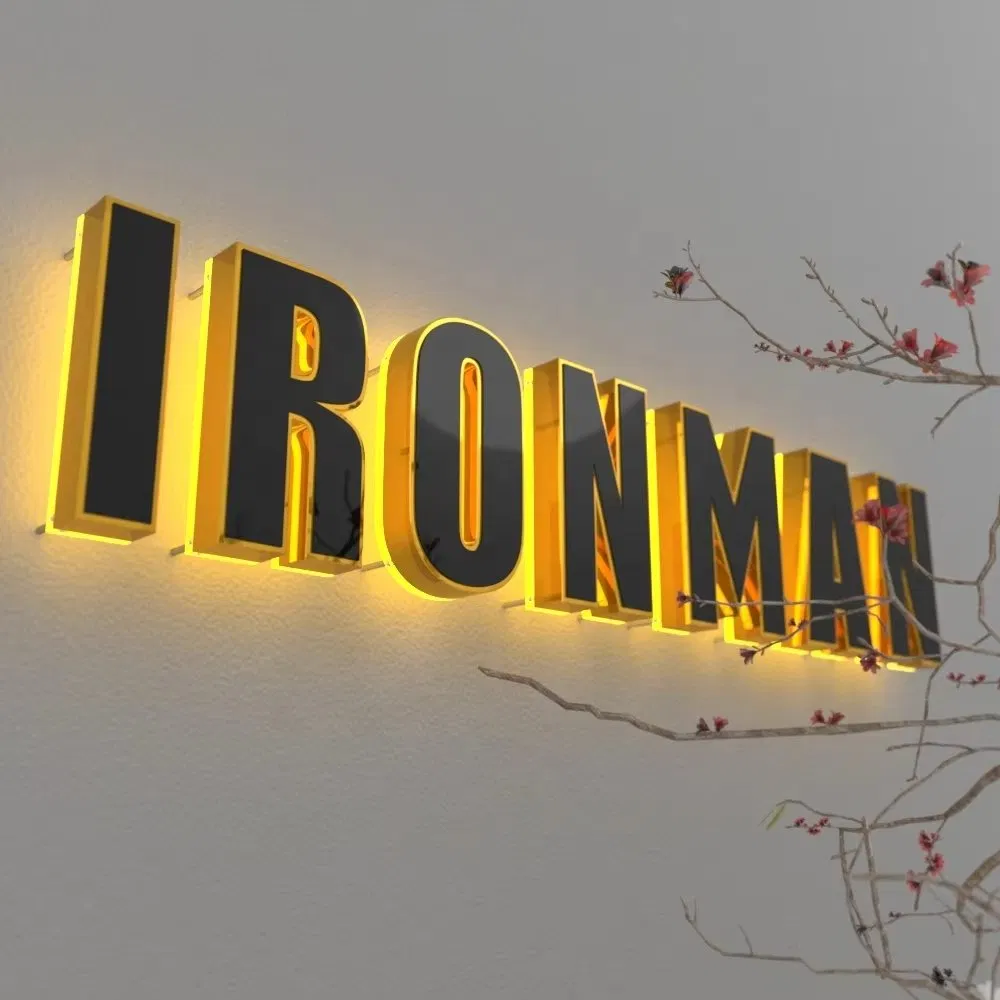 Outdoor Store Brand Logo 3D LED Channel Letter Signage Business Advertising Backlit LED Shops Window Hotels Bars Malls Hospitals