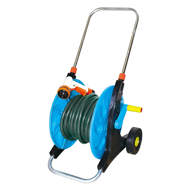 Plastic Agriculture Two Wheels Trolley High Pressure Irrigation Water Garden Hose Reel