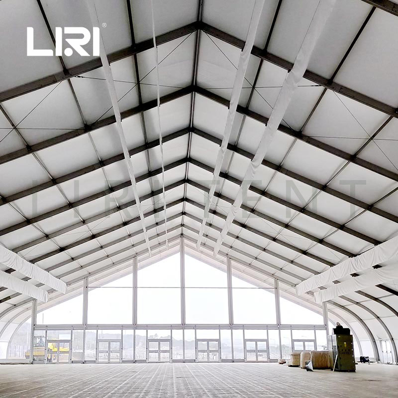 Russian Aluminum Frame Prefabricated TFS Helicopter Hangar Warehouse