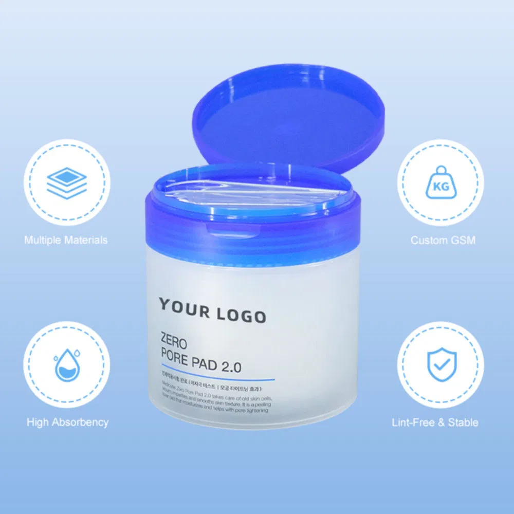 Moisturizing OEM Custom Toner Pads for Evening Makeup Removal