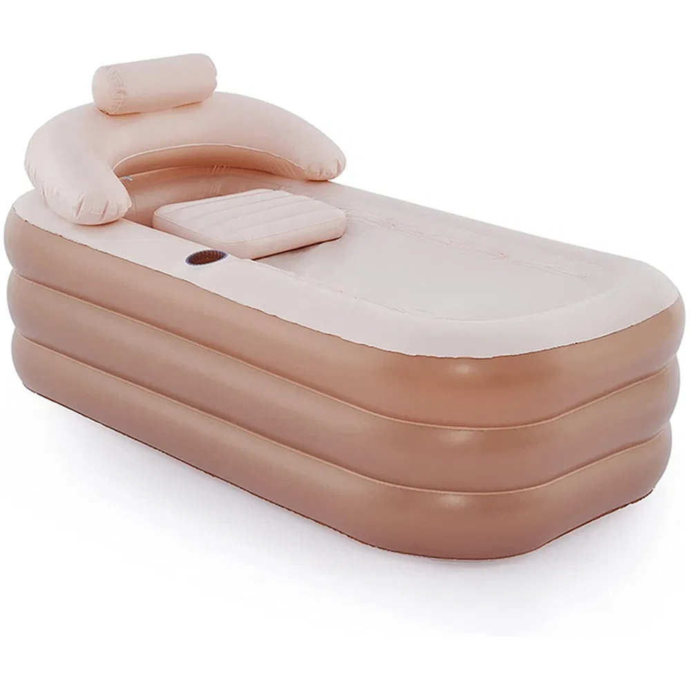 Надувная ванна для взрослых с держателем для стакана
