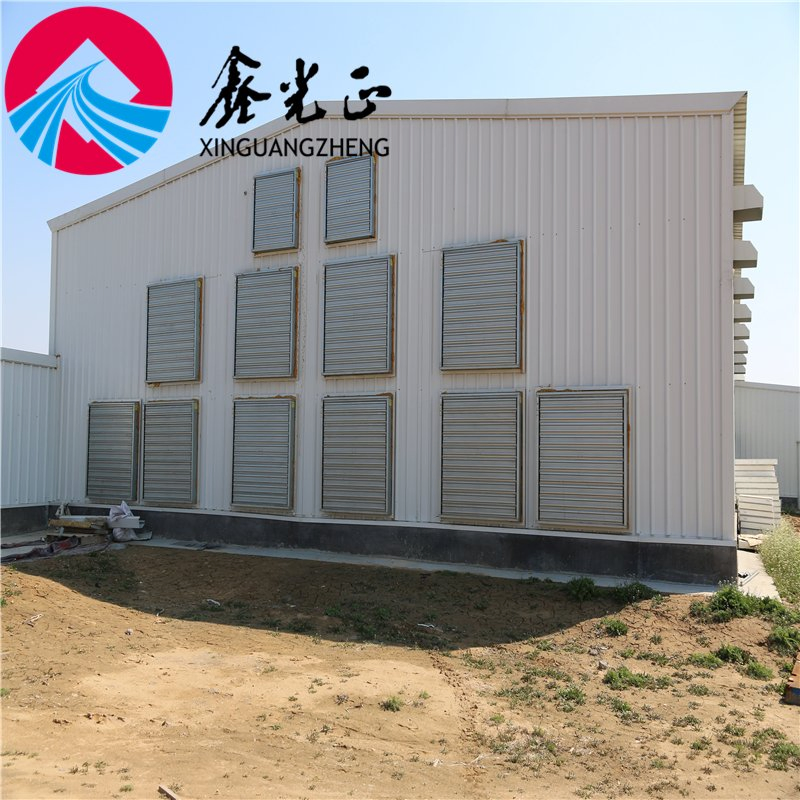 China Cheap Poultry Farming Prefabricated Steel Structure Farm Chicken House