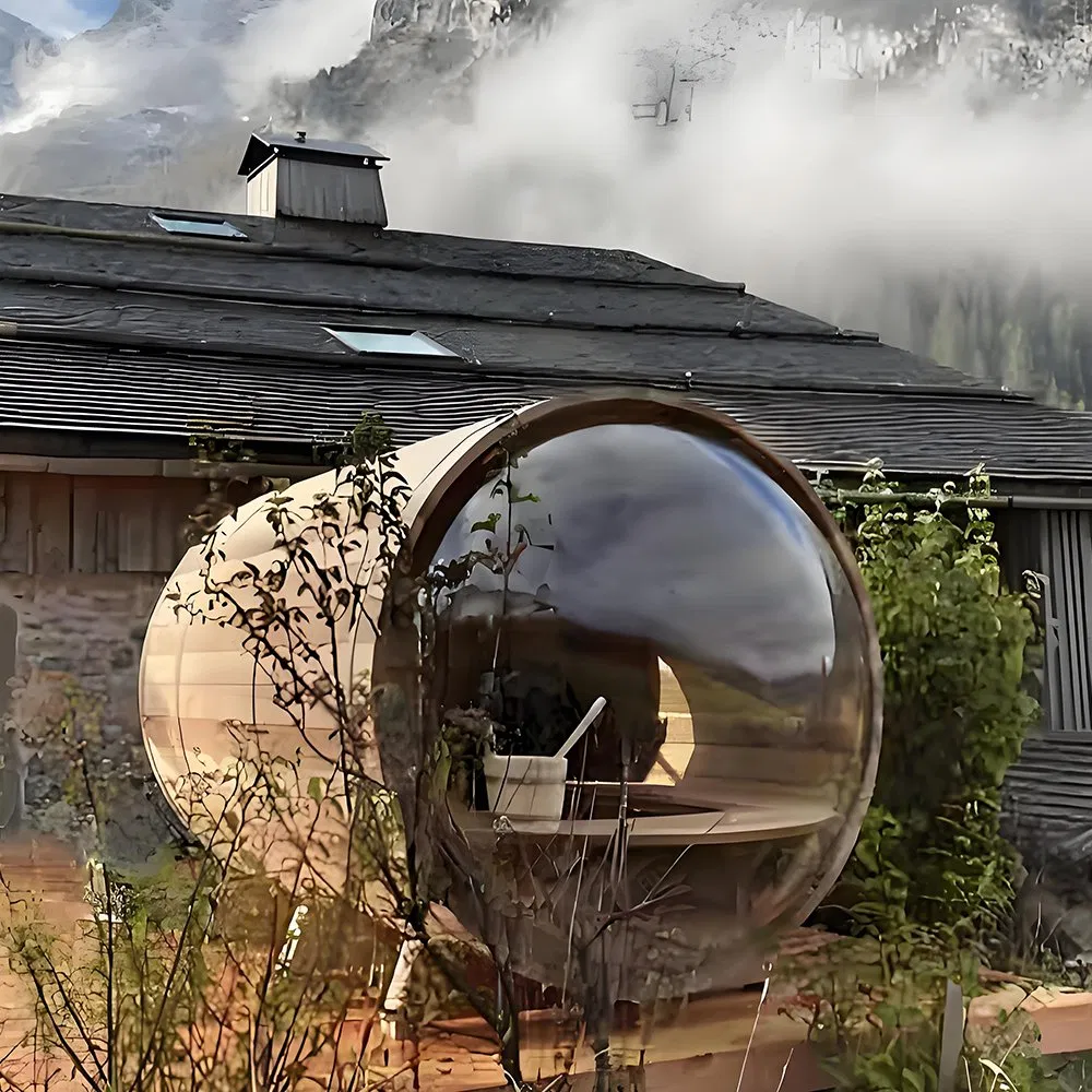 Бочкообразная сауна на 5 человек для улицы
