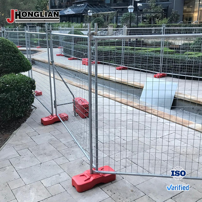 PVC Coated Temporary Fence - Green/Black UV Protection