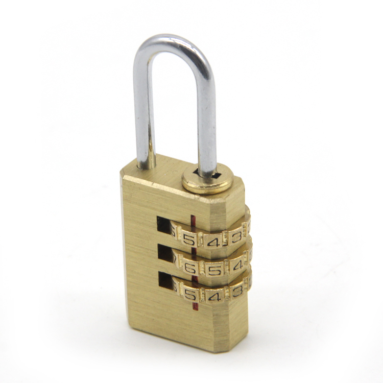 3 Digits Number Password Code Lock Hardware Combination Padlock Resettable for Travelling Bag Door Combination Code Lock