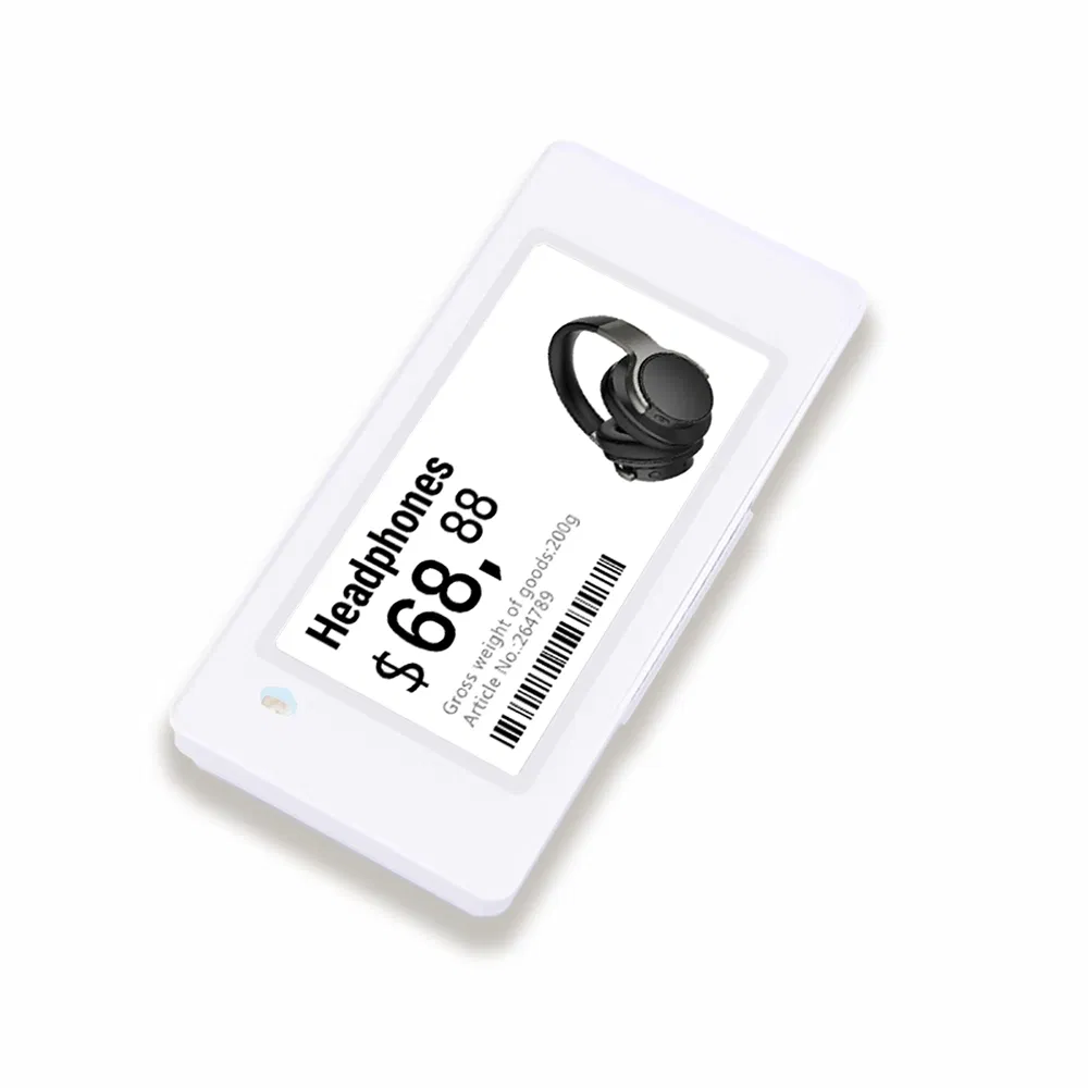 Dyesl 2.13 Inch Black and White Electronic Shelf Label for Retail Tags