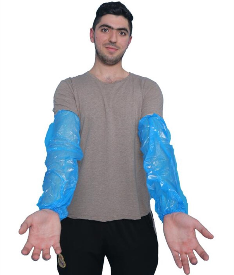 Disposable Plastic Waterproof PE Oversleeve Machine Made Arm Sleeve Cover