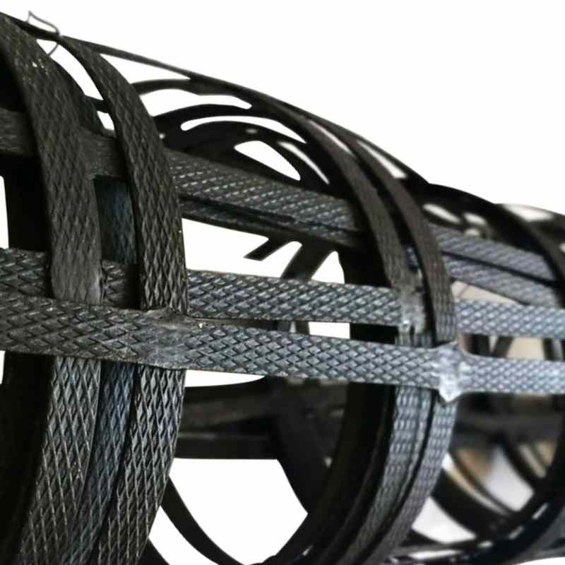 Steel Plastic Geogrid, with Anti-Aging Performance and Long-Term Stability for Highways, Railways, Bridge Piers