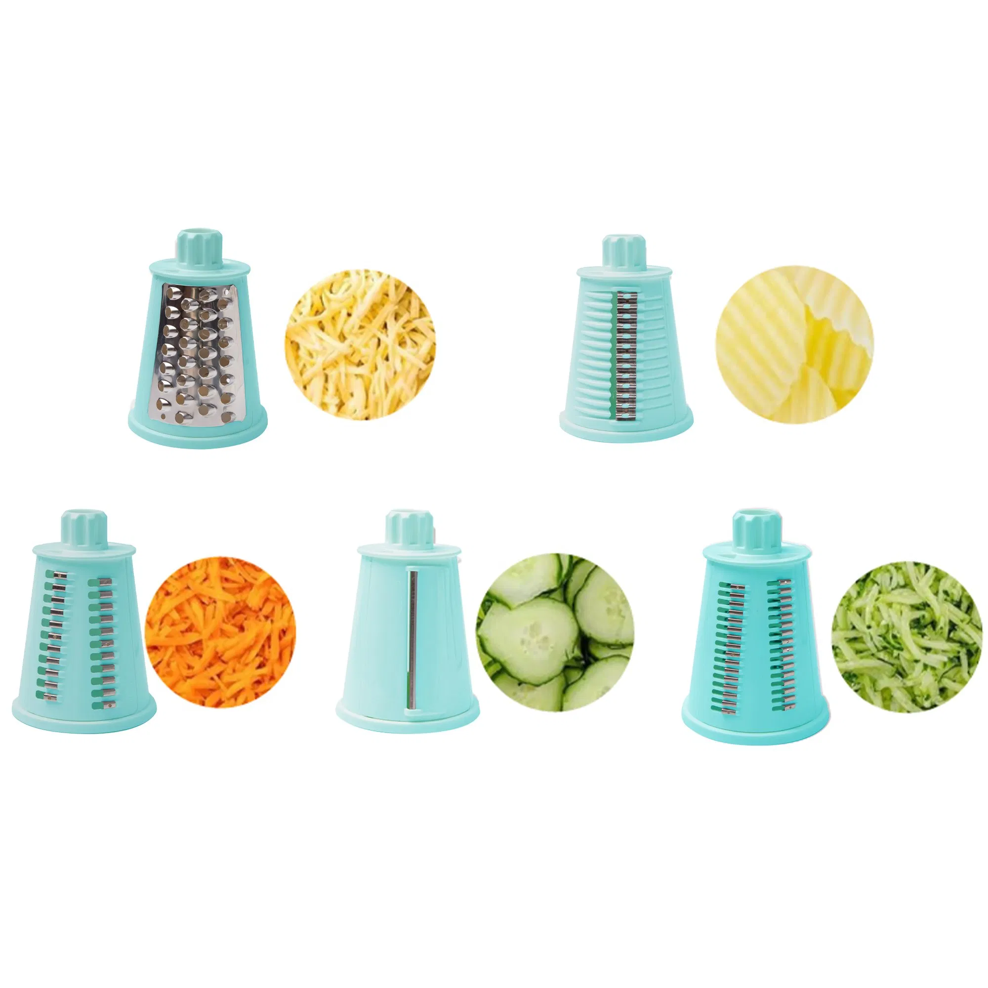 Многофункциональная тёрка-шинковка с насадками