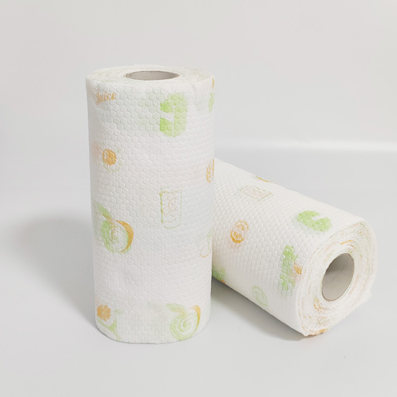 Wholesale Cheap 1 Ply Printed Paper Towels Kitchen Rolls