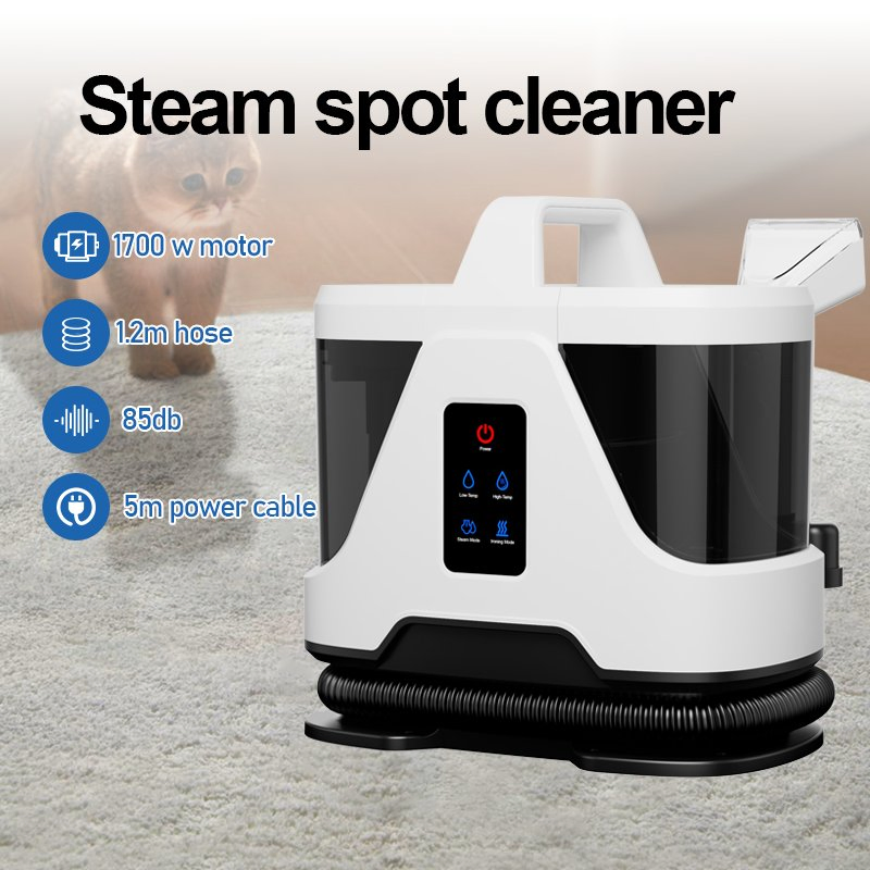Professional Steam Wet/Dry Vacuum Cleaning Portable Sofa Carpet Cleaner Fabric Washing Upholstery Spill Spot Cleaning Machine