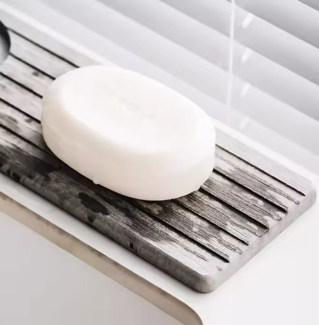 New Product Kitchen Bathroom Faucet Pad Diatomaceous Earth Splash Proof Board with Drainage Rack Mats & Pads