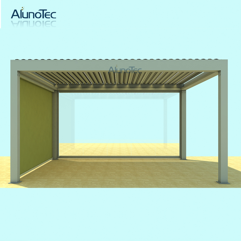 Unique Design Motorized Aluminum Gazebos for Car Shading