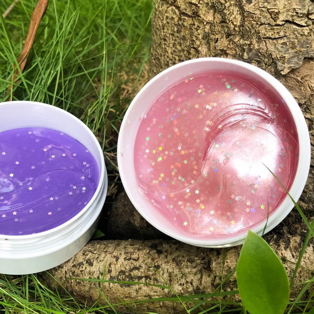 Collagen Nourishing Anti Aging Treatment Rose Pink Under Eye Mask for Dark Circles