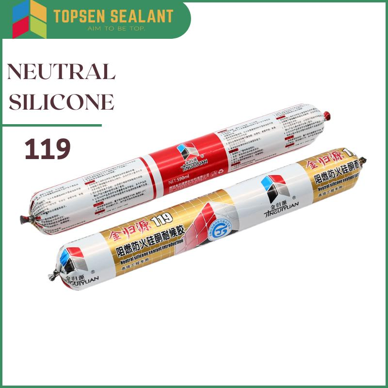 600ml Sausage Packing OEM Fireproof Metal Silicone Sealant