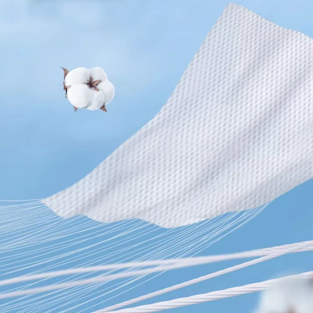 Plant Fiber Daily Cleansing Face Towel Disposable Ultra Soft Facial Tissues