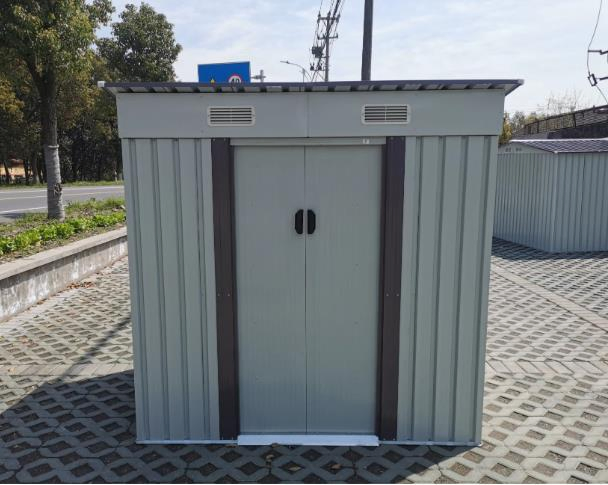 Prefabricated Outdoor Metal Light Steel Garden Shed Easy Assemble Tool Shed