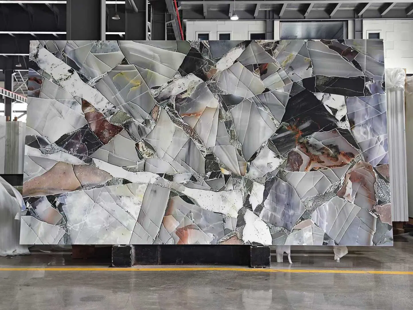 Nano Glass Stone for Decoration Interior Design Flooring Wall Cladding Countertop Luxury 025