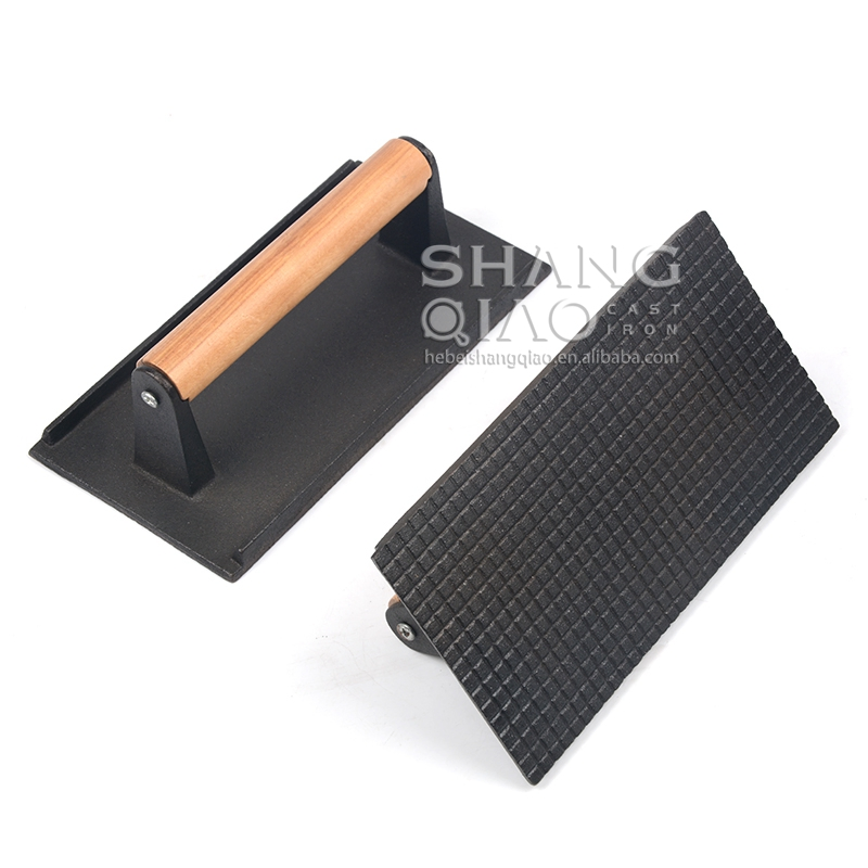 BBQ Hamburger Bacon Heavy Duty Press Grill Press Cast Iron Steak Weight