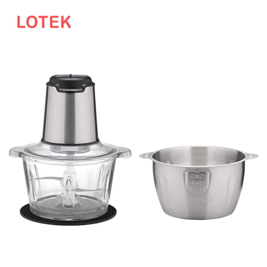 Household Electric Small-Sized Multi-Functional Meat Grinder for Chopping and Blending