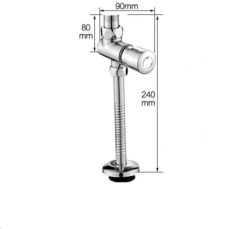 High-Quality Water-Saving Toilet Flush Valve with Flexible Outlet Pipe