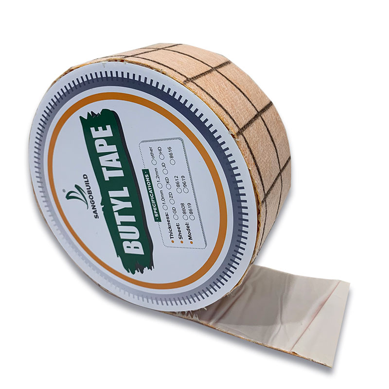 Бутиловая лента для гидроизоляции кровли и труб, 20 см